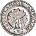 Coin, Netherlands Antilles, Beatrix, 25 Cents, 2002, MS(64), Nickel Bonded