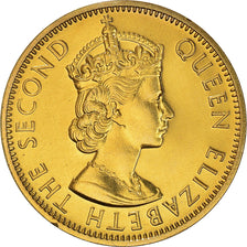 Coin, Jamaica, Elizabeth II, 1/2 Penny, 1969, MS(64), Copper-Nickel-Zinc, KM:41