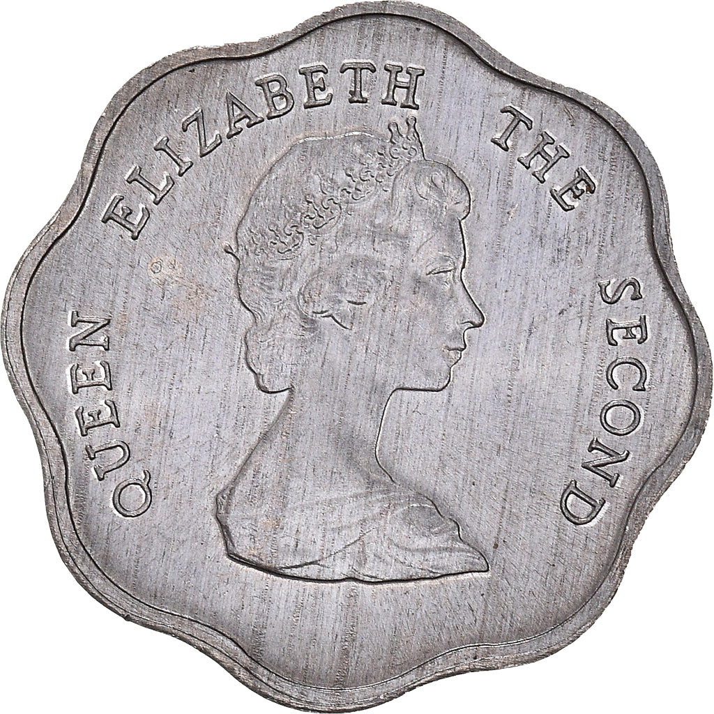 Coin, East Caribbean States, Elizabeth II, Cent, 1983, MS(64), Aluminum, KM:10