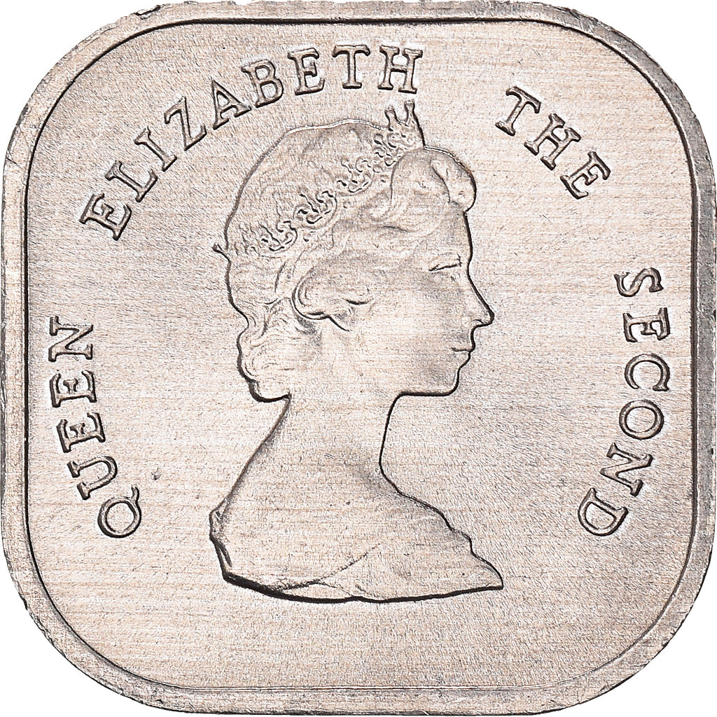 Monnaie, Etats des caraibes orientales, Elizabeth II, 2 Cents, 1981, SPL+