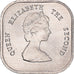 Monnaie, Etats des caraibes orientales, Elizabeth II, 2 Cents, 1981, SPL+