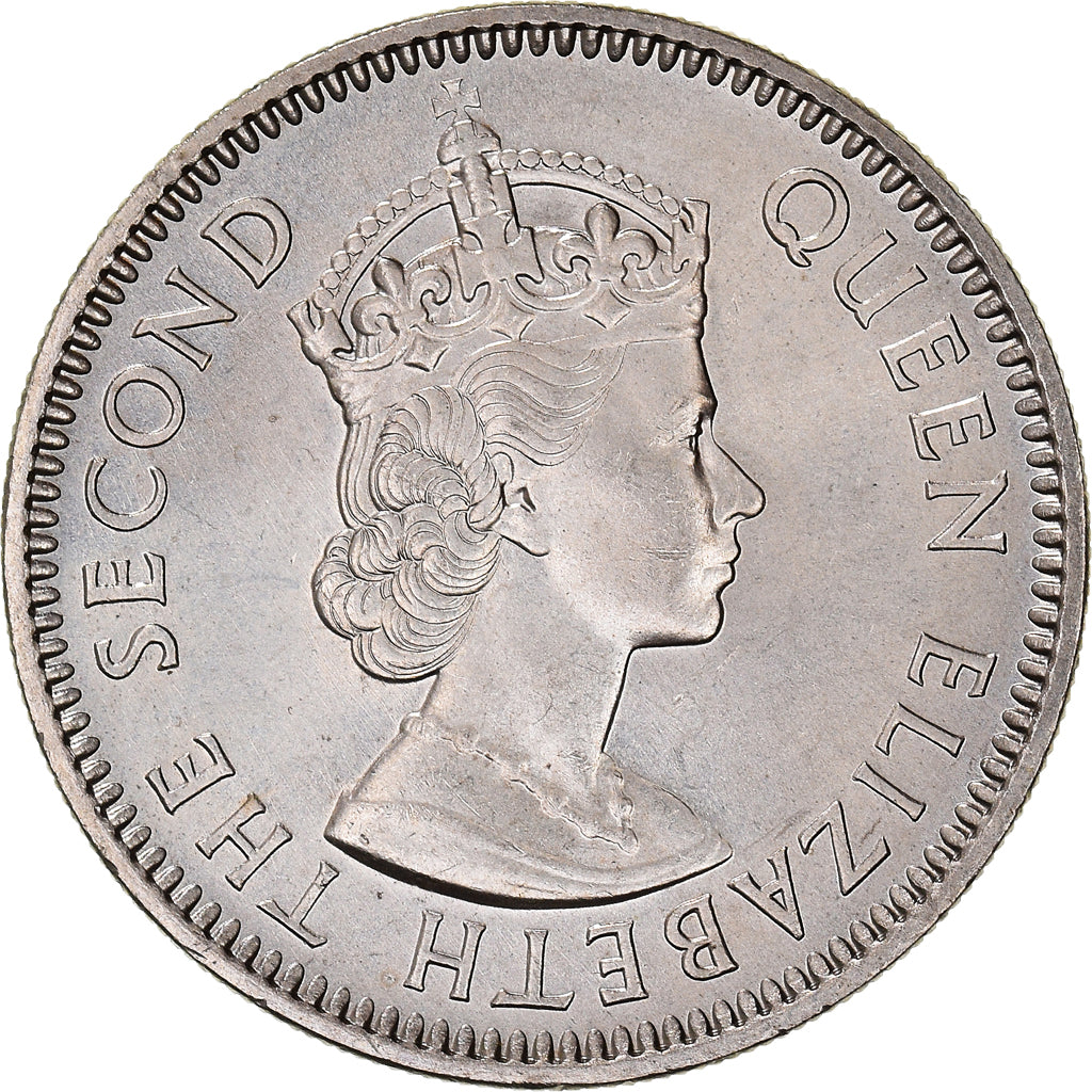 Moneta, Państwa Wschodnich Karaibów, Elizabeth II, 25 Cents, 1965, MS(64)