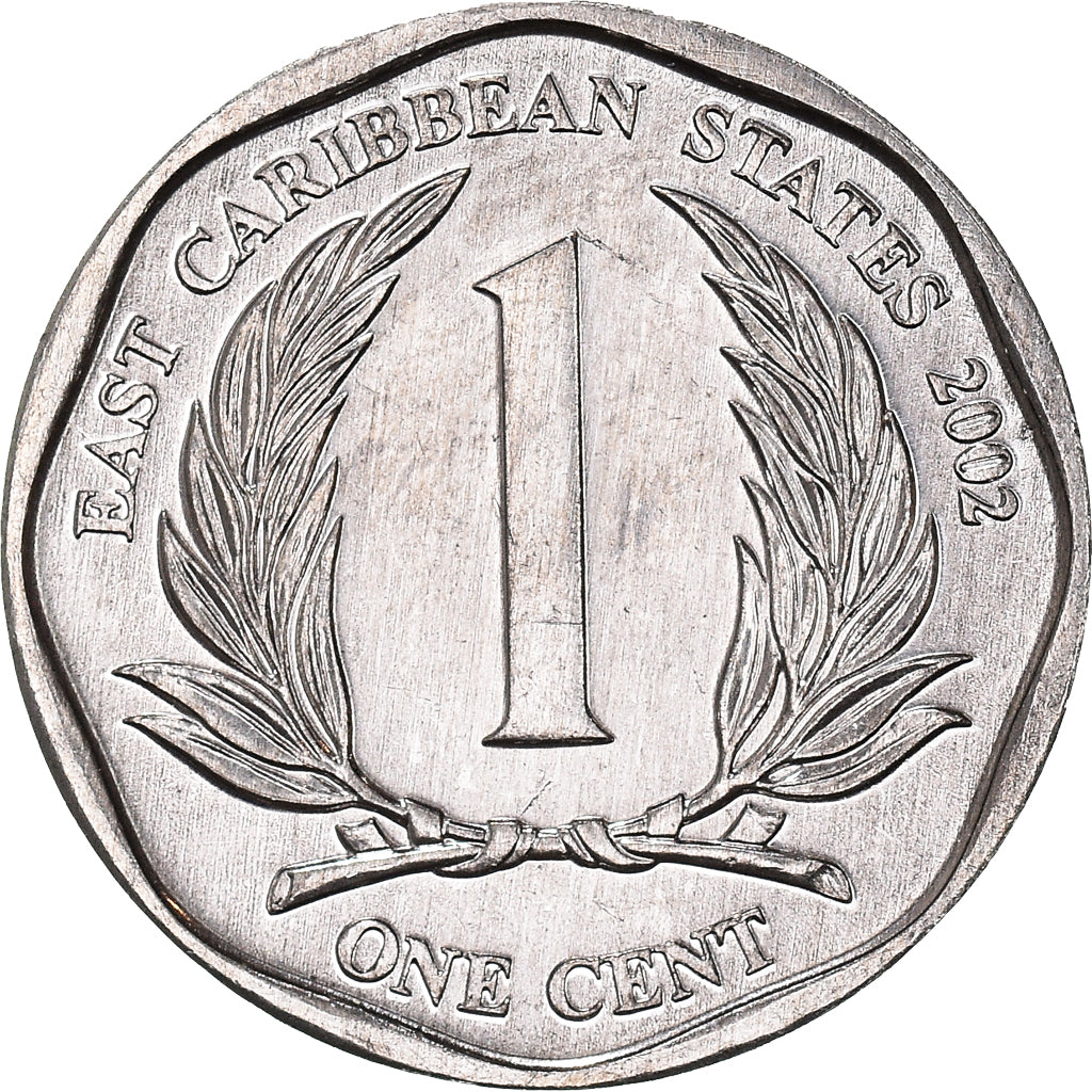 Coin, East Caribbean States, Elizabeth II, Cent, 2002, British Royal Mint