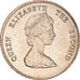 Moneda, Estados del Caribe Oriental , Elizabeth II, 25 Cents, 1981, EBC+, Cobre
