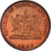 Moneda, TRINIDAD & TOBAGO, 5 Cents, 1999, EBC, Bronce, KM:30