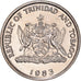 Moeda, TRINDADE E TOBAGO, 25 Cents, 1983, MS(60-62), Cobre-níquel, KM:32