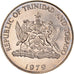 Coin, TRINIDAD & TOBAGO, 50 Cents, 1979, Franklin Mint, AU(55-58)