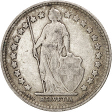 Coin, Switzerland, 1/2 Franc, 1920, Bern, AU(50-53), Silver, KM:23