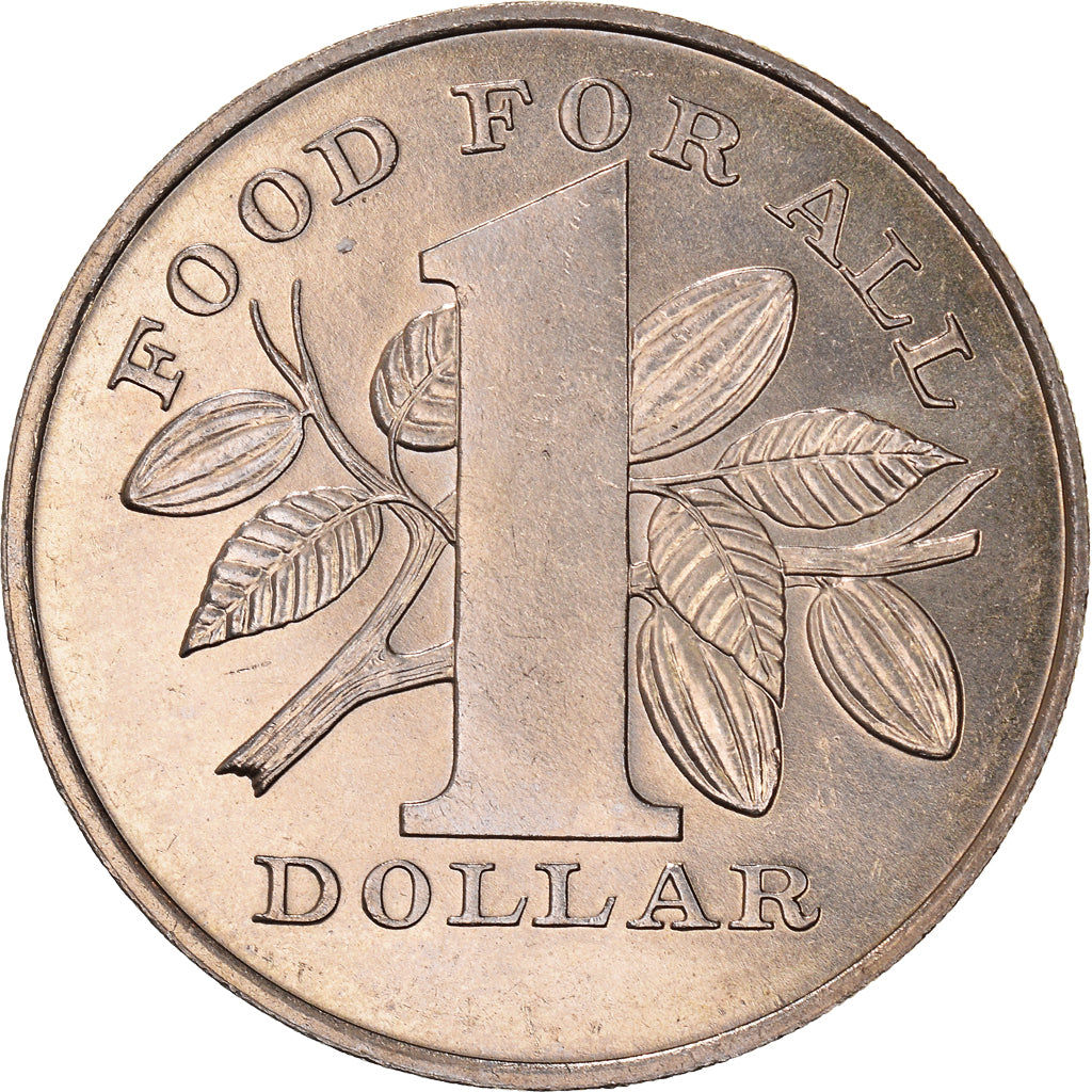 Coin, TRINIDAD & TOBAGO, Dollar, 1979, MS(60-62), Copper-nickel, KM:38