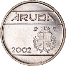 Moeda, Aruba, Beatrix, 5 Cents, 2002, Utrecht, AU(50-53), Aço Ligado a Níquel