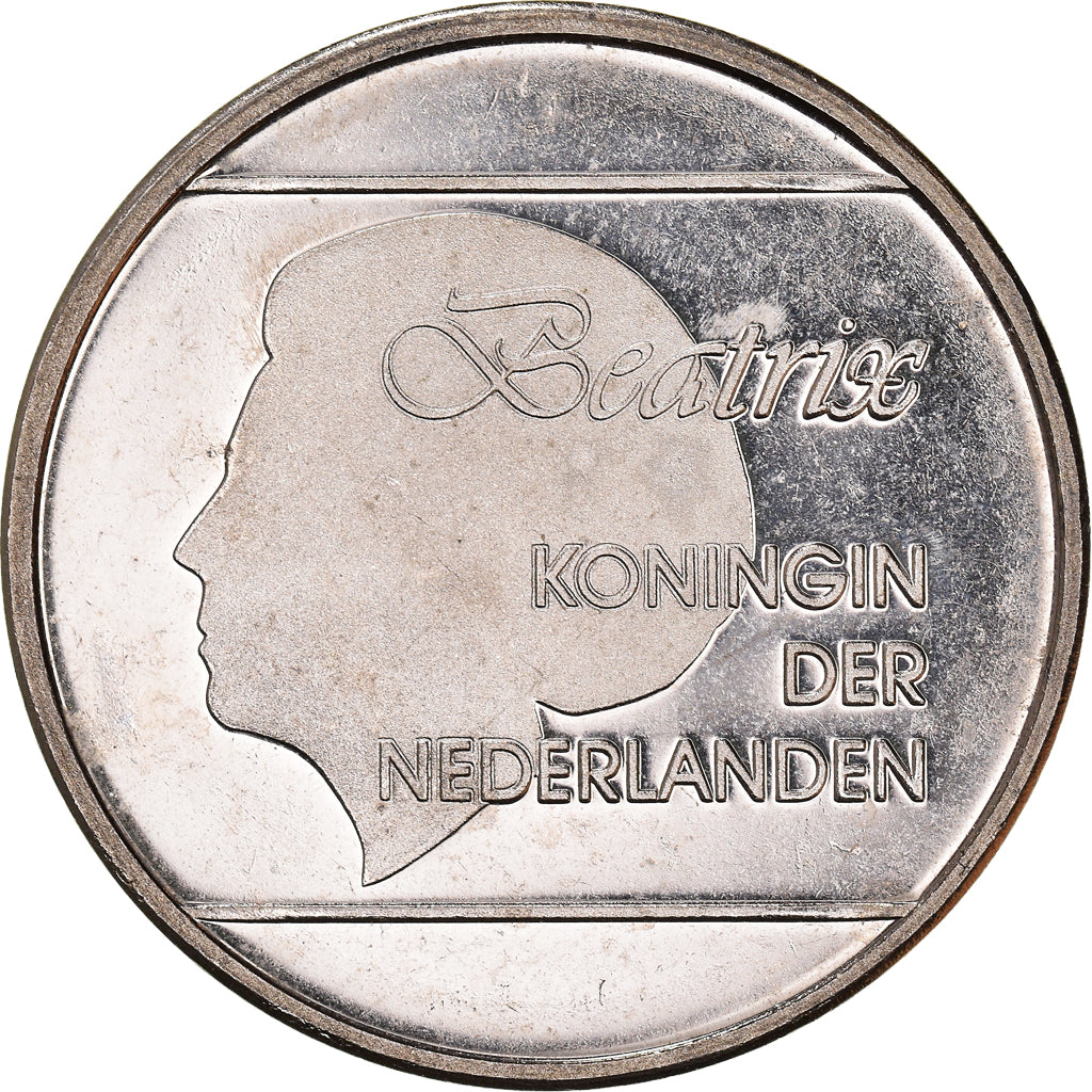 Münze, Aruba, Beatrix, 2-1/2 Florin, 2002, Utrecht, SS+, Nickel Bonded Steel