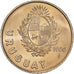 Moeda, Uruguai, Nuevo Peso, 1980, Santiago, AU(55-58), Cobre-níquel, KM:74