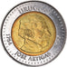 Moneda, Uruguay, 10 Pesos Uruguayos, 2000, MBC+, Bimetálico, KM:121