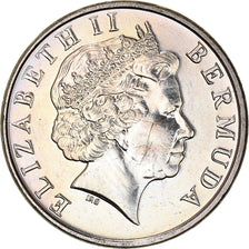 Coin, Bermuda, Elizabeth II, 5 Cents, 2000, AU(50-53), Copper-nickel, KM:108