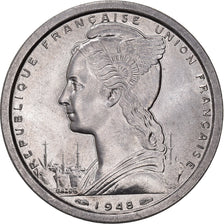 Moneta, SAINT PIERRE & MIQUELON, 2 Francs, 1948, Paris, SPL, Alluminio, KM:2