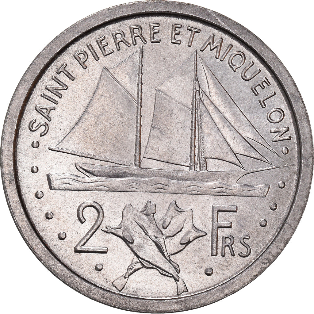 Moneta, SAINT PIERRE & MIQUELON, 2 Francs, 1948, Paris, SPL, Alluminio, KM:2