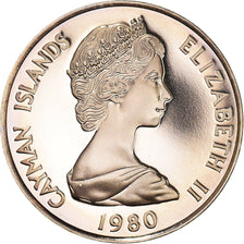 Coin, Cayman Islands, Elizabeth II, 5 Cents, 1980, British Royal Mint, Proof