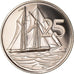 Coin, Cayman Islands, Elizabeth II, 25 Cents, 1980, British Royal Mint, Proof