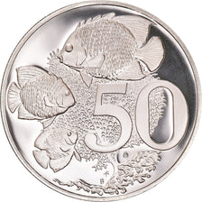 Coin, Cayman Islands, Elizabeth II, 50 Cents, 1980, Franklin Mint, Proof