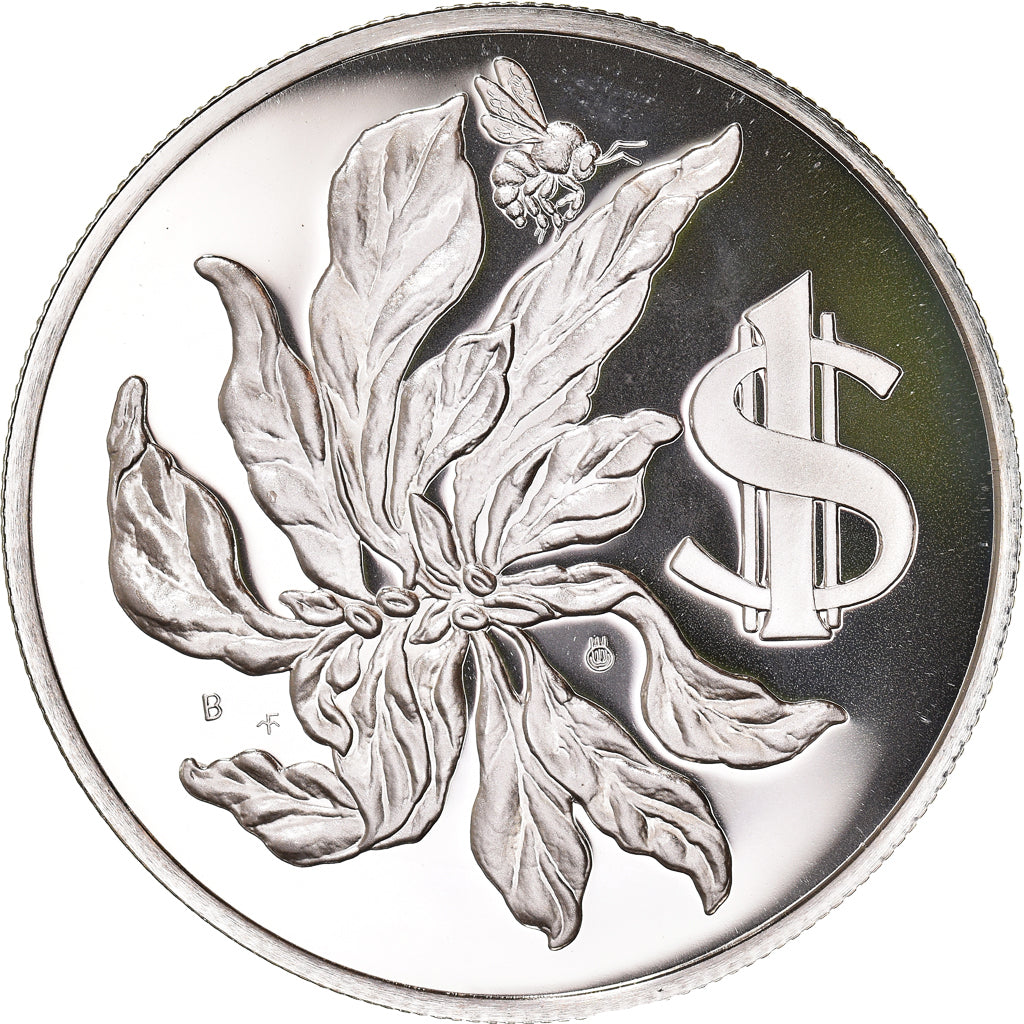 Coin, Cayman Islands, Elizabeth II, Dollar, 1980, Franklin Mint, Proof