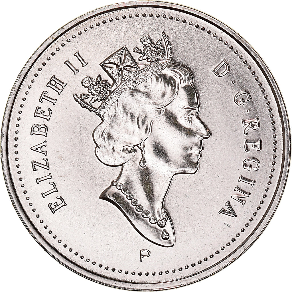 Moneta, Canada, Elizabeth II, 5 Cents, 2001, Royal Canadian Mint, Ottawa, SPL