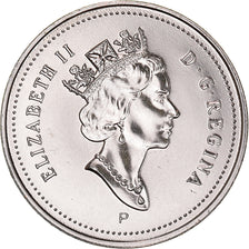 Moneta, Canada, Elizabeth II, 5 Cents, 2001, Royal Canadian Mint, Ottawa, SPL