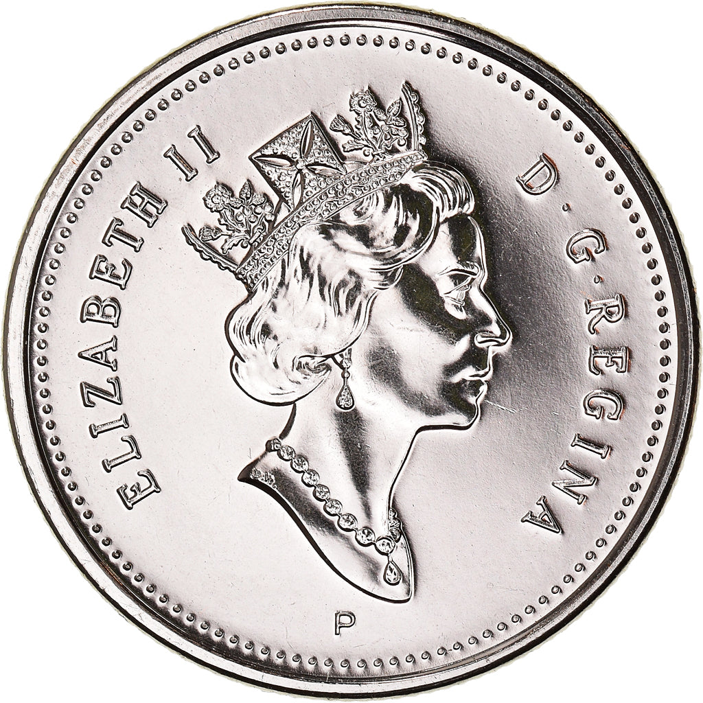 Coin, Canada, Elizabeth II, 25 Cents, 2001, Royal Canadian Mint, Ottawa