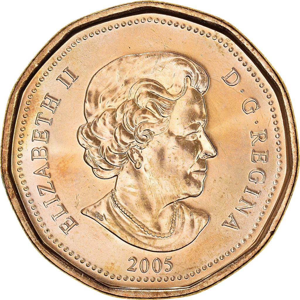 Coin, Canada, Elizabeth II, Dollar, 2005, Royal Canadian Mint, MS(60-62)