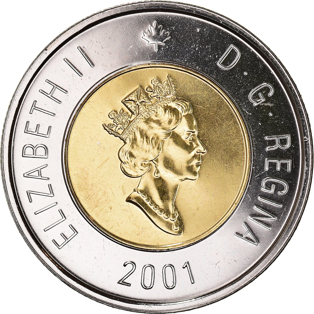 Monnaie, Canada, Elizabeth II, 2 Dollars, 2001, Royal Canadian Mint, Ottawa