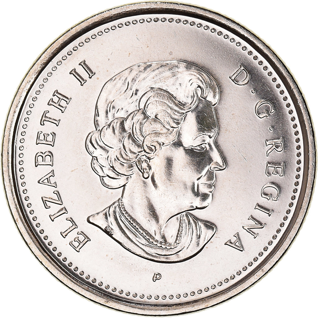 Moeda, Canadá, Elizabeth II, 25 Cents, 2005, Royal Canadian Mint, AU(55-58)