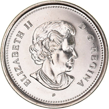 Moeda, Canadá, Elizabeth II, 25 Cents, 2005, Royal Canadian Mint, AU(55-58)