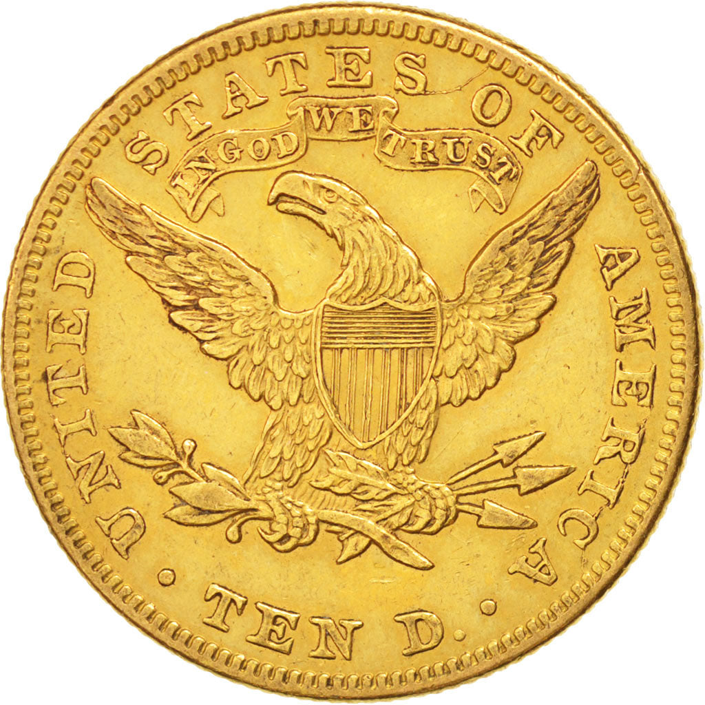 UNITED STATES, Coronet Head, $10, Eagle, 1898, U.S. Mint, KM #102, AU(50-53),...