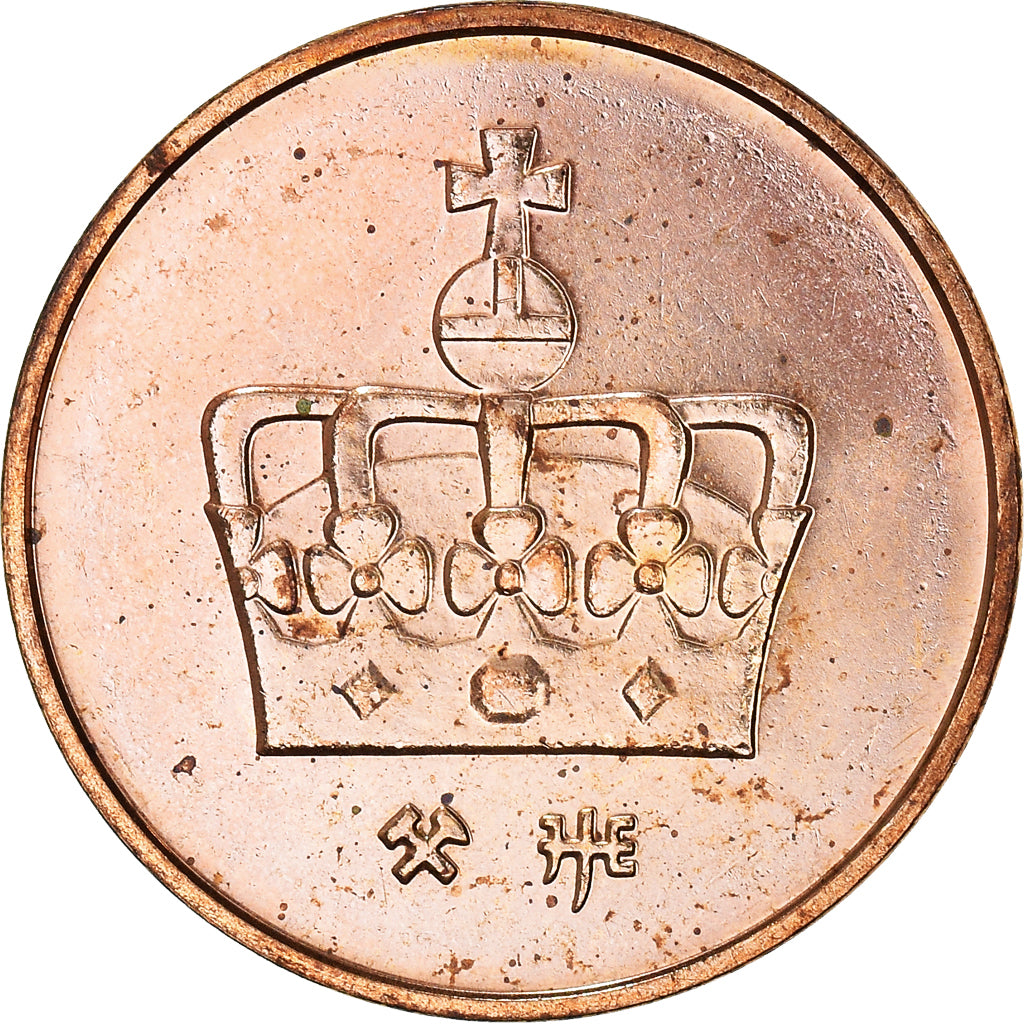 Moneta, Norvegia, Harald V, 50 Öre, 2001, BB, Bronzo, KM:460
