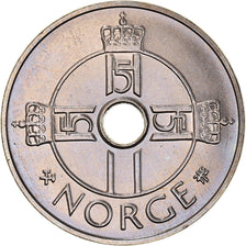 Moneta, Norvegia, Harald V, Krone, 2001, SPL-, Rame-nichel, KM:462
