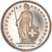 Münze, Schweiz, Franc, 2001, Bern, Proof / BE, STGL, Kupfer-Nickel, KM:24a.3