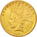 UNITED STATES, Indian Head, $10, Eagle, 1915, U.S. Mint, KM #130, AU(50-53),...