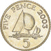 Coin, Guernsey, Elizabeth II, 5 Pence, 2003, British Royal Mint, AU(50-53)