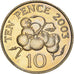 Coin, Guernsey, 10 Pence, 2003, AU(55-58), Cupronickel