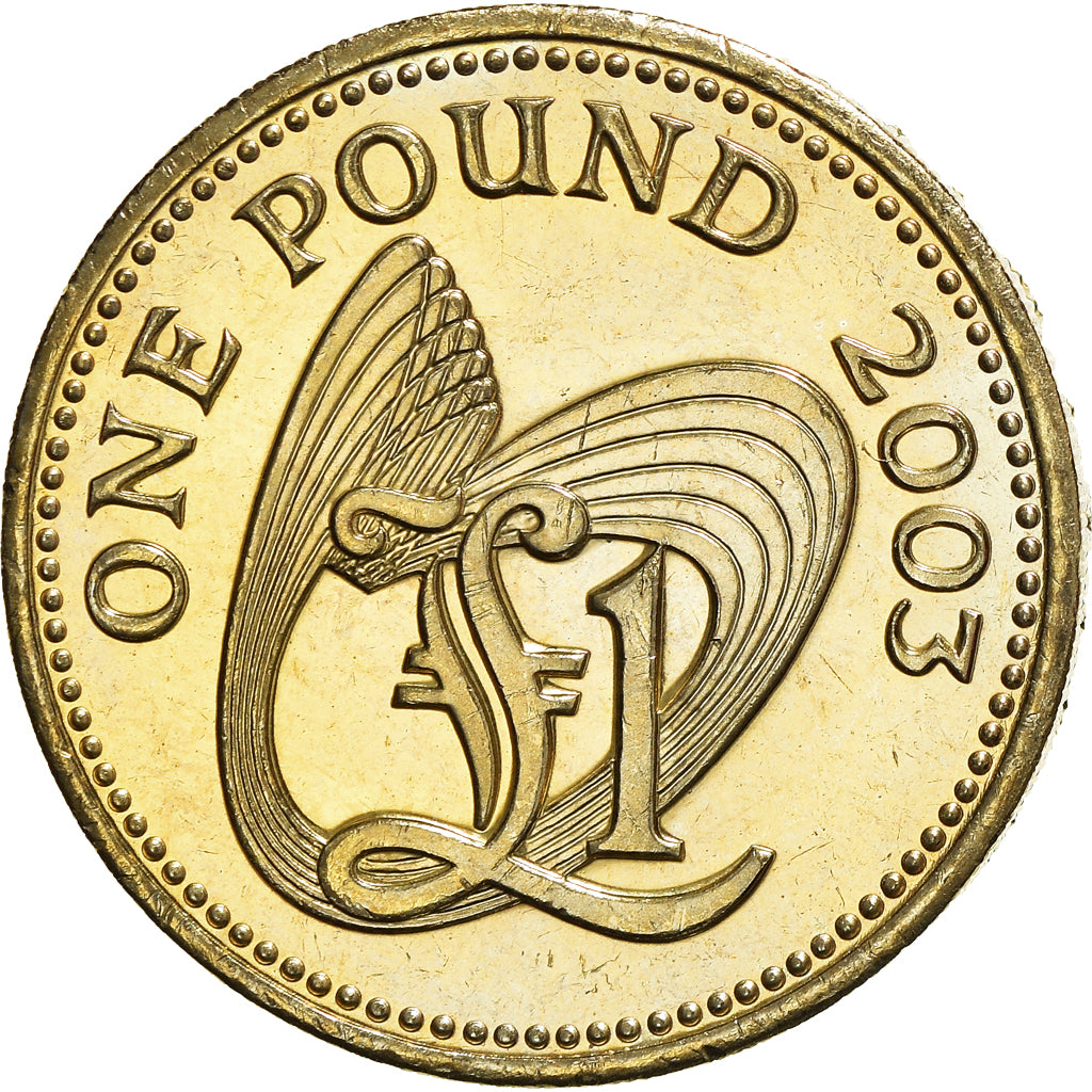 Coin, Guernsey, Elizabeth II, Pound, 2003, British Royal Mint, MS(60-62)