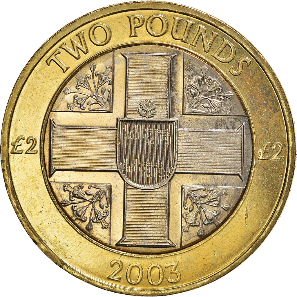 Coin, Guernsey, Elizabeth II, 2 Pounds, 2003, British Royal Mint, AU(50-53)