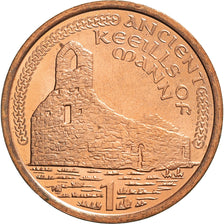 Coin, Isle of Man, Elizabeth II, Penny, 2001, Pobjoy Mint, MS(60-62), Copper