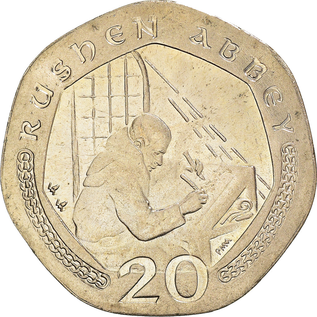 Coin, Isle of Man, Elizabeth II, 20 Pence, 2000, Pobjoy Mint, MS(63)