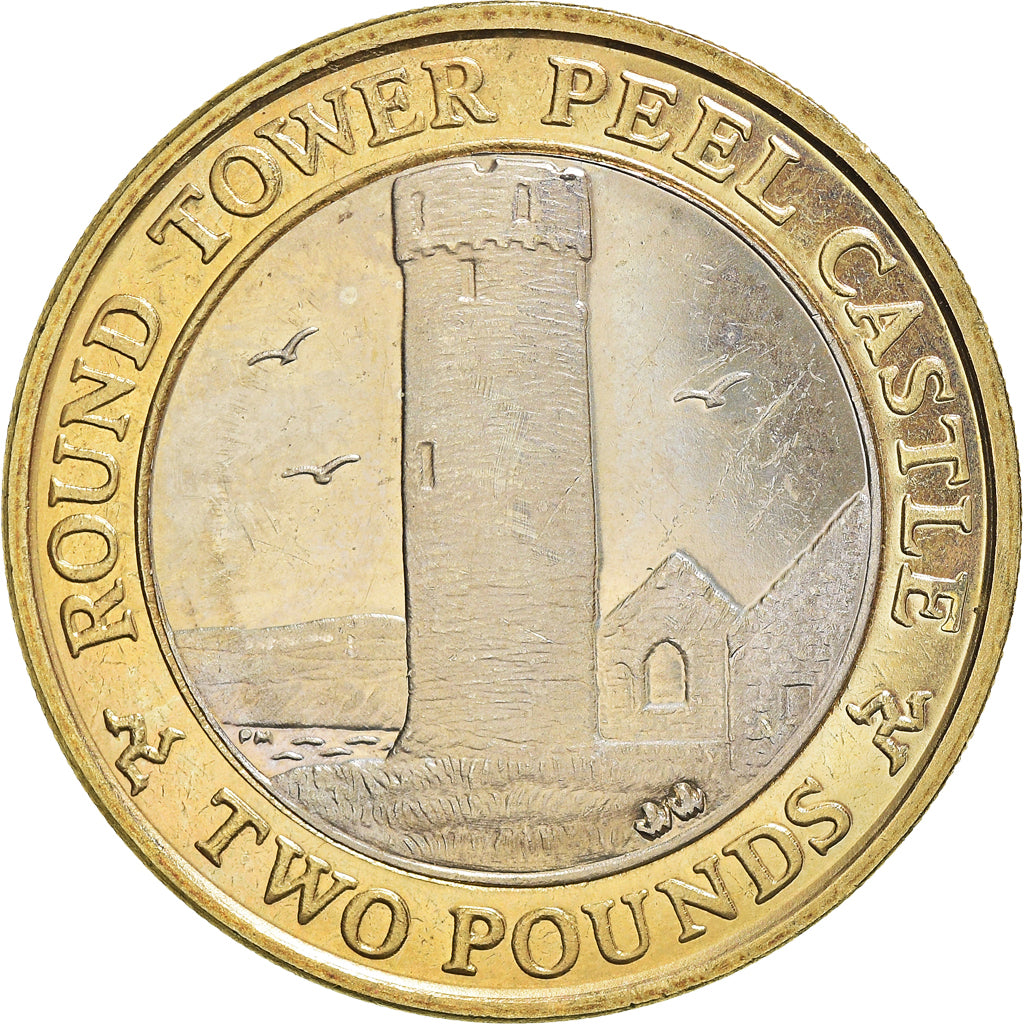 Moneta, Isola di Man, Elizabeth II, 2 Pounds, 2004, Pobjoy Mint, BB