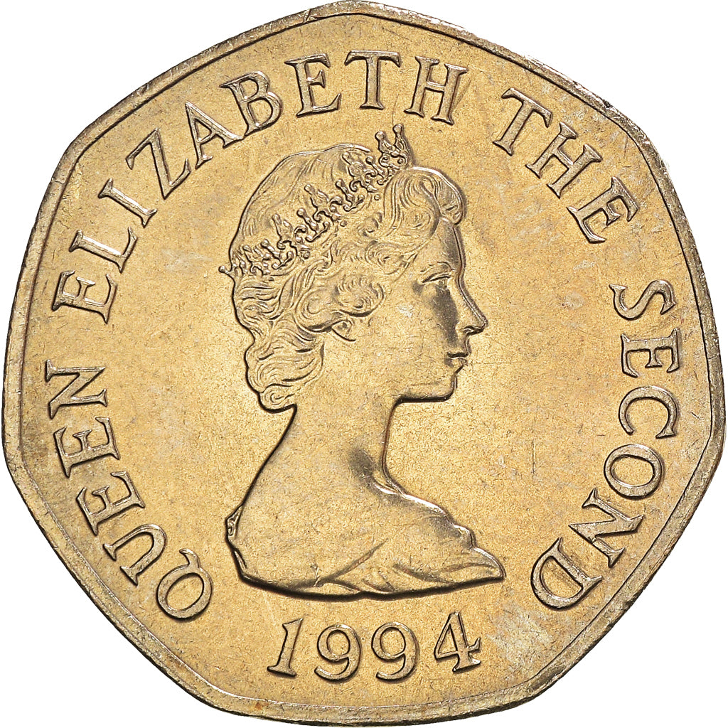 Münze, Jersey, Elizabeth II, 20 Pence, 1994, SS+, Kupfer-Nickel, KM:66