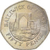 Moneta, Jersey, Elizabeth II, 50 Pence, 1994, BB+, Rame-nichel, KM:58.1