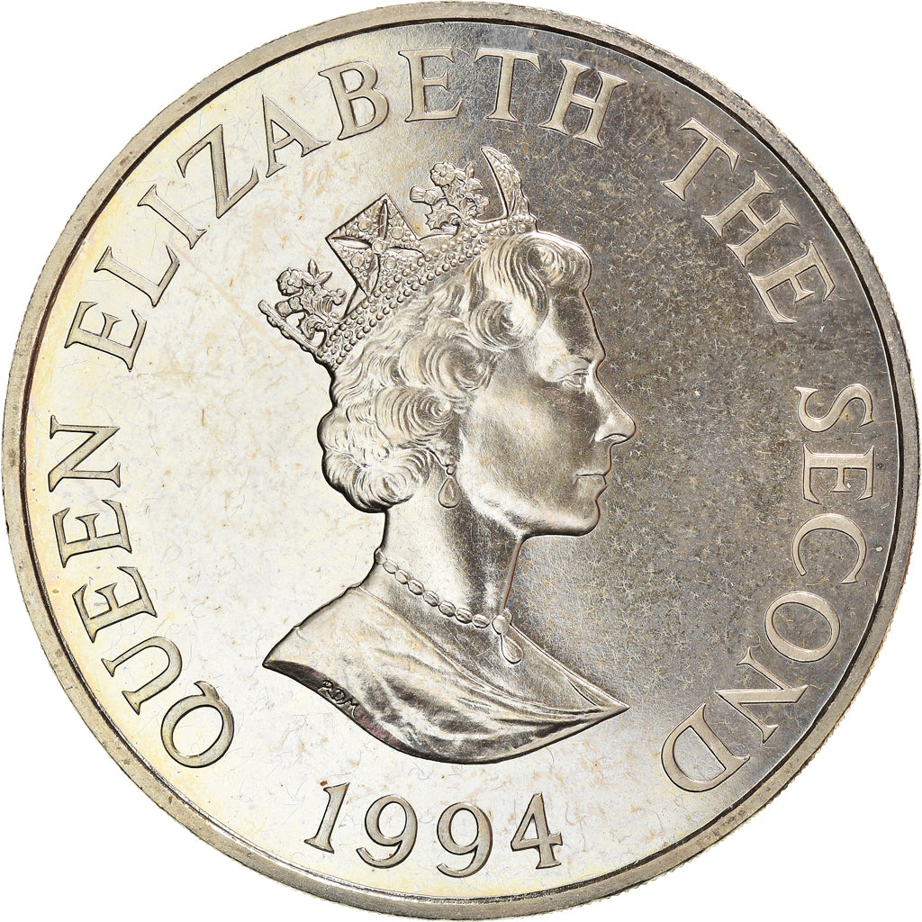 Münze, Alderney, Elizabeth II, 2 Pounds, 1994, UNZ, Kupfer-Nickel, KM:7