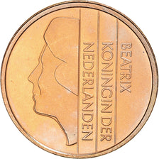 Coin, Netherlands, Beatrix, 5 Cents, 2001, Utrecht, MS(60-62), Bronze, KM:202