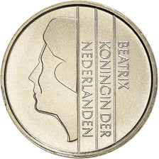 Coin, Netherlands, Beatrix, 10 Cents, 2001, Utrecht, MS(63), Nickel, KM:203