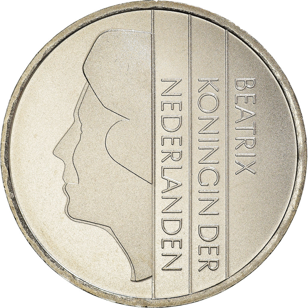Münze, Niederlande, Beatrix, Gulden, 2001, Utrecht, UNZ, Nickel, KM:205
