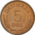 Monnaie, Danemark, Frederik IX, 5 Öre, 1967, Copenhagen, TTB+, Bronze, KM:848.1